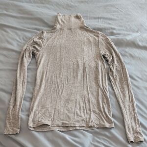 Negative Underwear Whipped Turtleneck In Grey Size Small